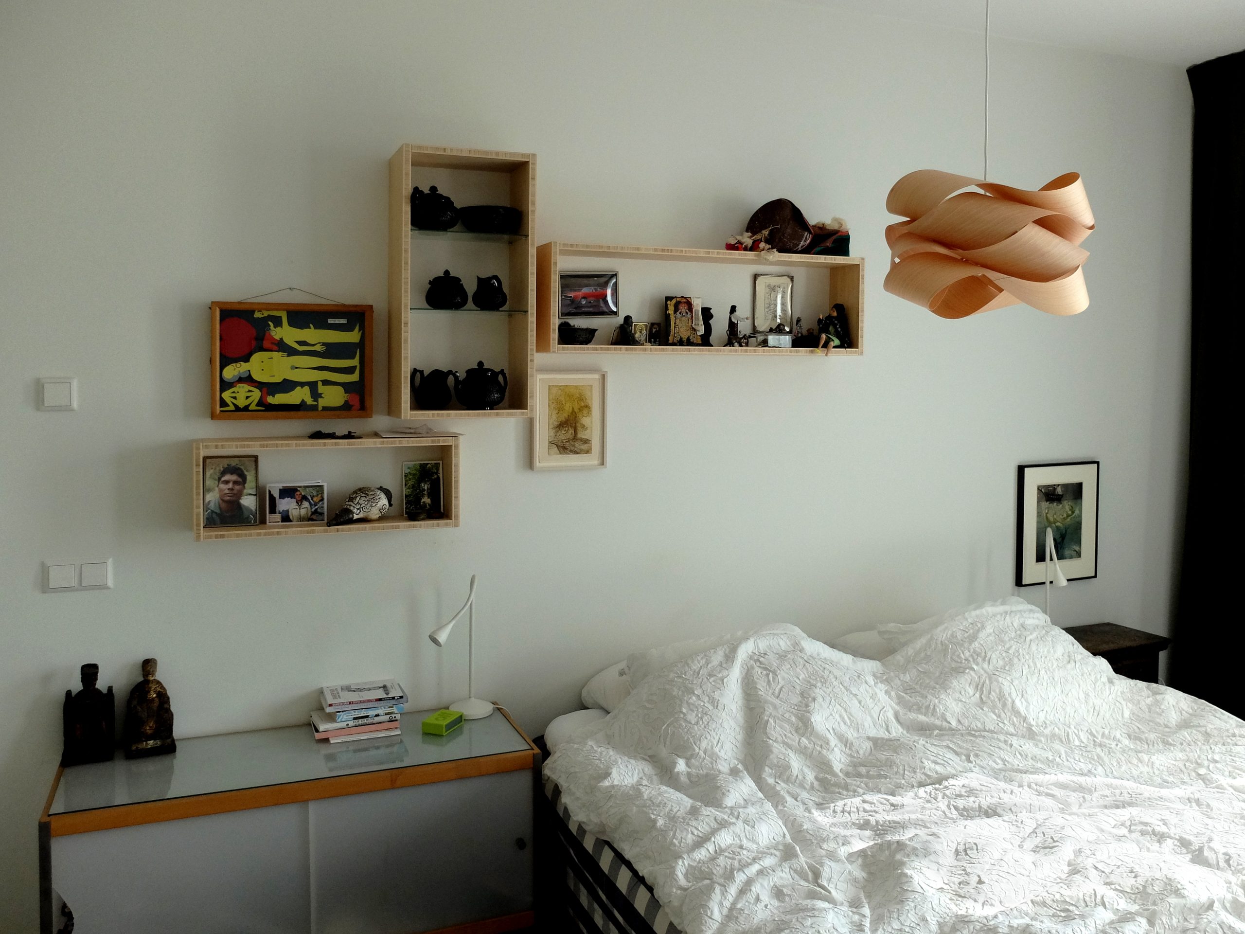 voor boven het bed